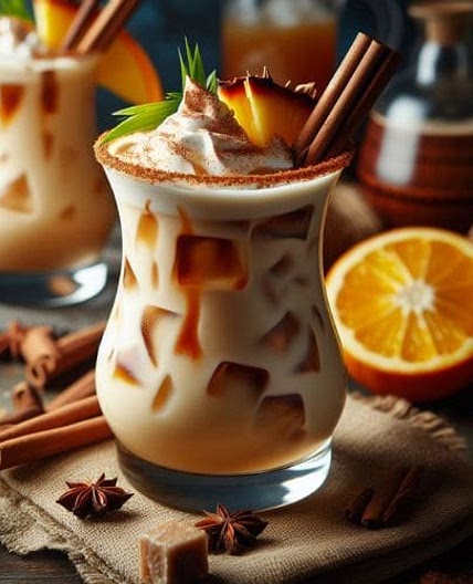 Spiced Rum Painkiller Cocktail