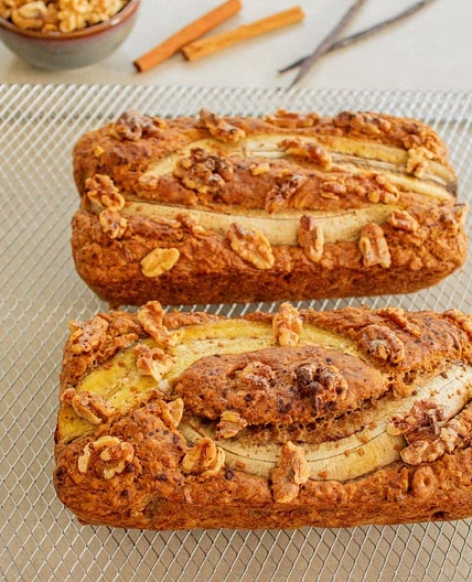 Vegan Banana Walnut Bread