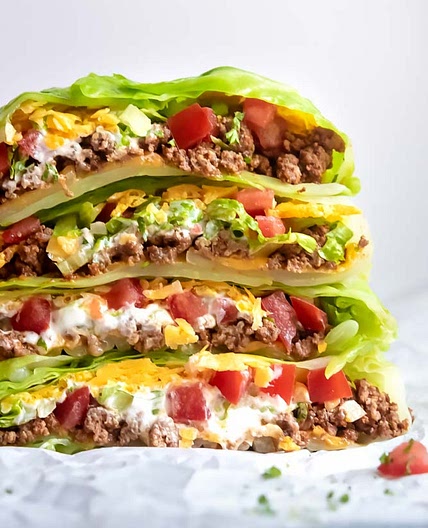 Low Carb Crunchwrap Supreme