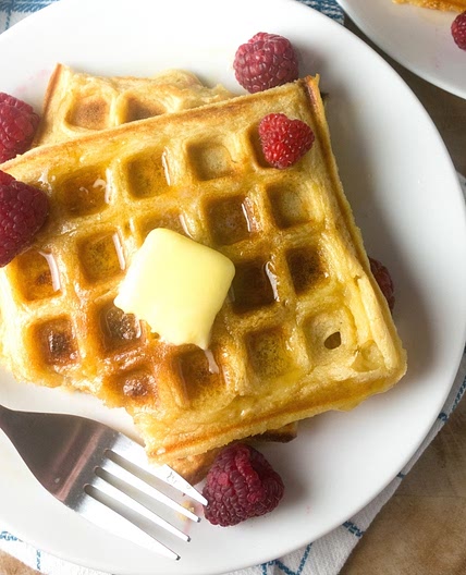 Vanilla Buttermilk Waffles