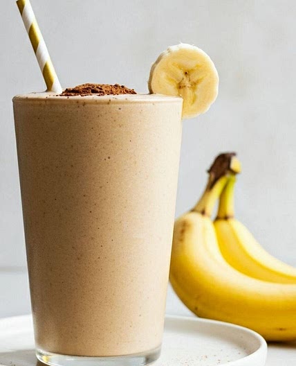 Tahini banana shake