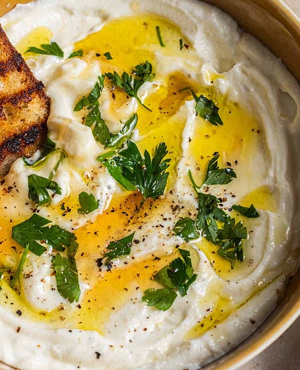 Creamy Whipped Ricotta with Honey