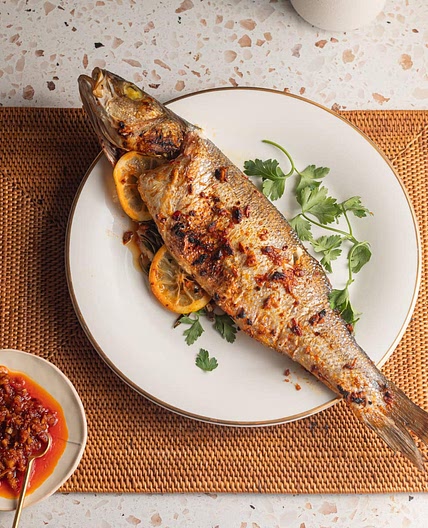 Whole Roasted Branzino Recipe