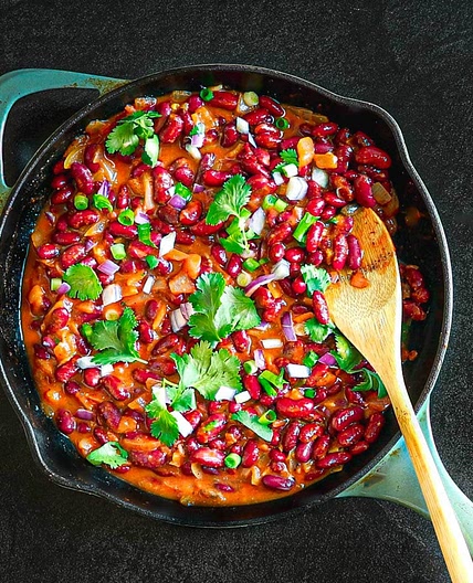 Lubya: One Pot Afghan Red Kidney Bean Curry