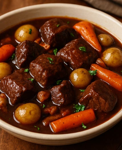 Kev's Beef Bourguignon