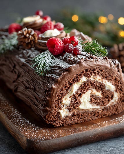 Chocolate Yule Log