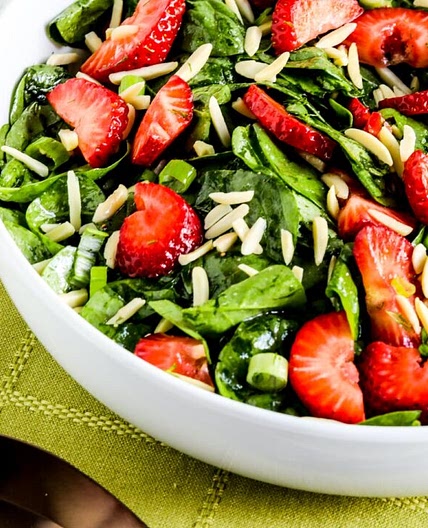 Strawberry Spinach Salad