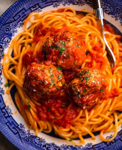 Juicy Oven Baked Italian Meatballs