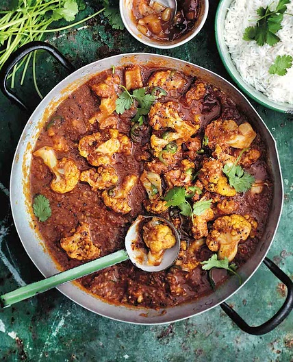 Cauliflower and Tomato Curry