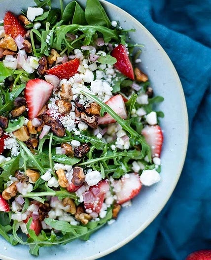 Havarti Salad w/ Strawberries