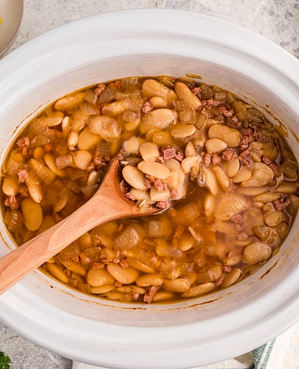 Slow Cooker Lima Beans