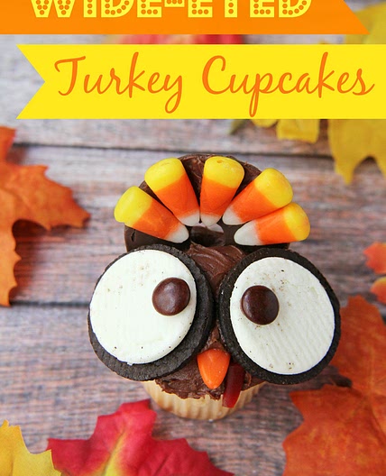 Wide-Eyed Turkey Cupcakes