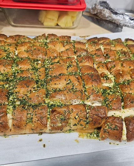 Garlic Cream Cheese Stuffed Rolls