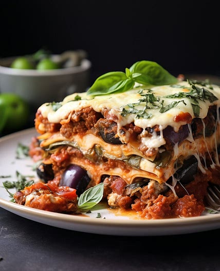 Low Carb Mediterranean Lasagna