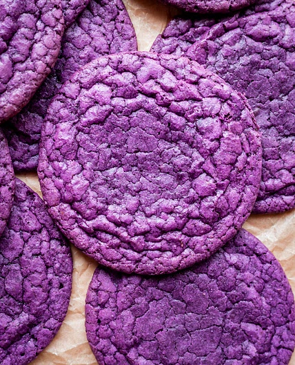 30-Minute Ube Brownie Cookies