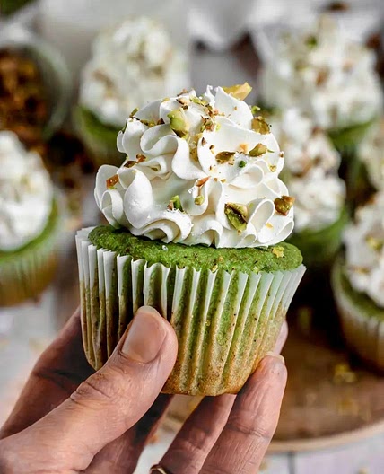 Pistachio Cupcakes (Gluten-Free & Dairy-Free Option)