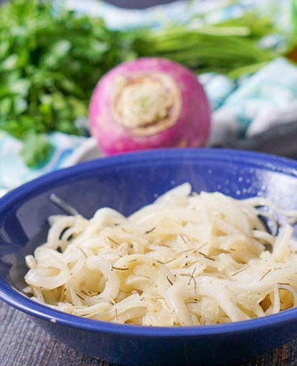 Rosemary & Garlic Turnip Noodles