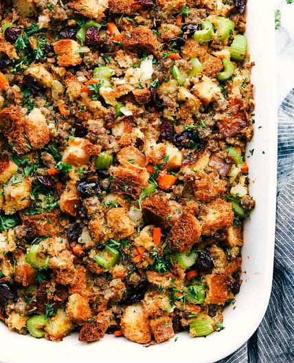 Grandma's Sausage Herb Stuffing