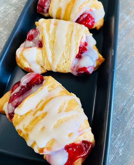 Traeger Cherry Turnovers