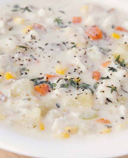 Restaurant Style New England Fish Chowder