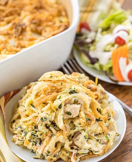 Monterey Chicken Spaghetti Casserole