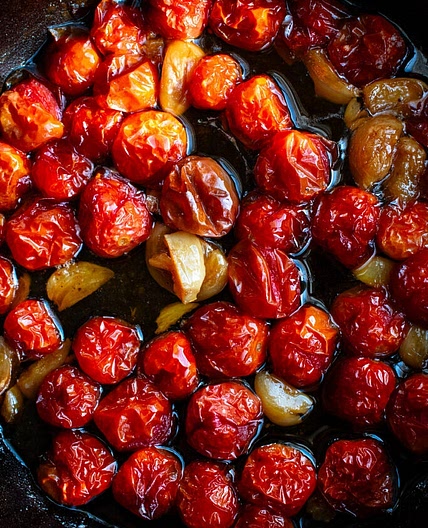 A Tomato, Garlic, and Herb Paste