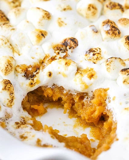 Sweet Potato Casserole with Marshmallows