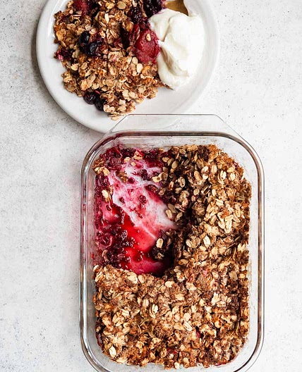 Berry Crisp (Gluten-Free, No Added Sugar)