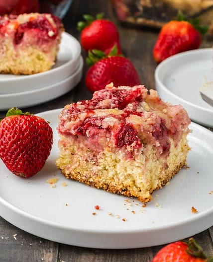 Strawberry Coffee Cake