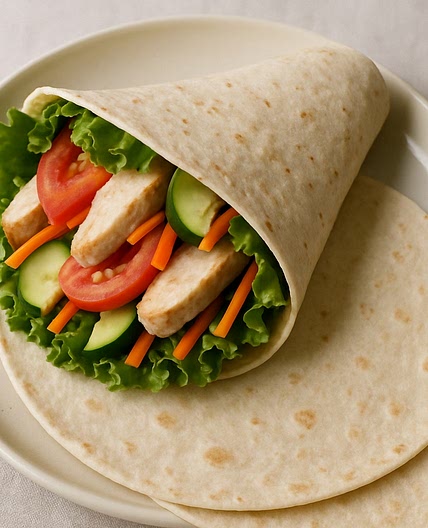 Wheat, Rice & Gluten Free Full-Size Tortilla Wraps (DASH Diet Friendly)