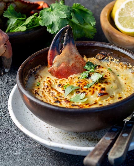 Chilean Pastel de Jaiba (Baked Crabmeat)