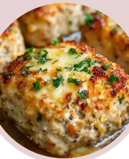 Garlic Parmesan Chicken Meatloaves