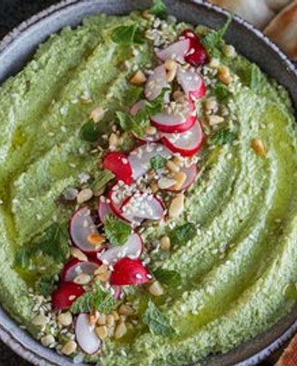 Green Pea, Edamame & Mint Dip