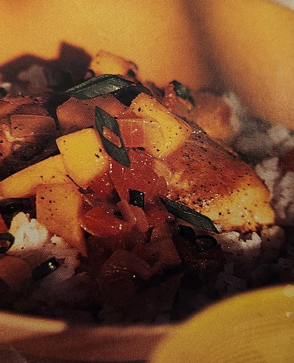 Chicken with Curried Mango Sauce