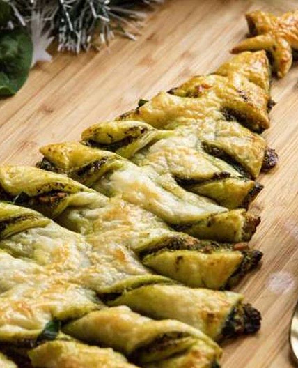 Spinach Christmas Tree