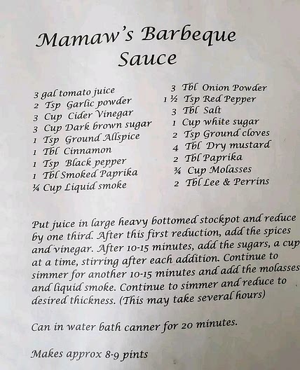 MeeMaw's Barbeque bbq sauce