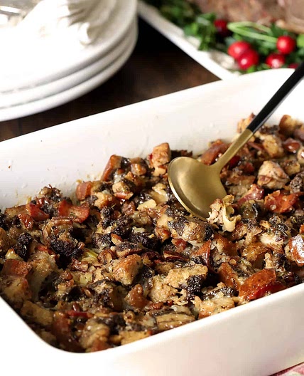 Pumpernickel and Rye Dressing with Bourbon