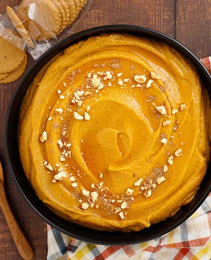 Pumpkin Hazelnut Dessert Hummus