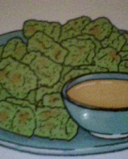 Broccoli Tots with Cheese Fondue