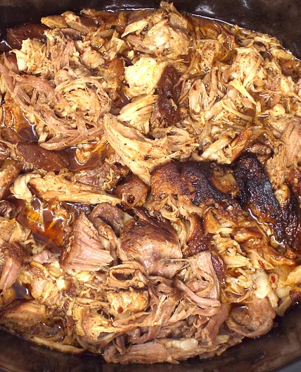 Slow Cooker Spicy Pineapple Pulled Pork