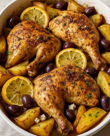Greek oven chicken