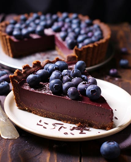 Blueberry Chocolate Tart
