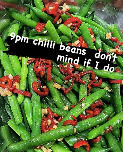 Chilli green beans