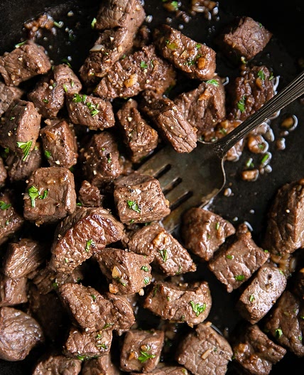 Garlic Butter Steak Bites Recipe