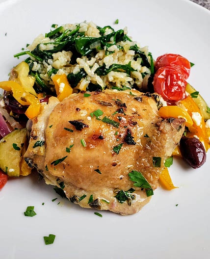 Mediterranean Sheet Pan Chicken