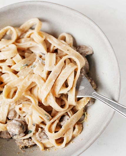 Creamy Vegan Mushroom Pasta