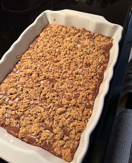 Oatmeal Fudge Bars