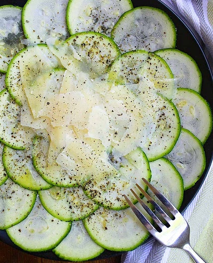 Carpaccio de calabacín