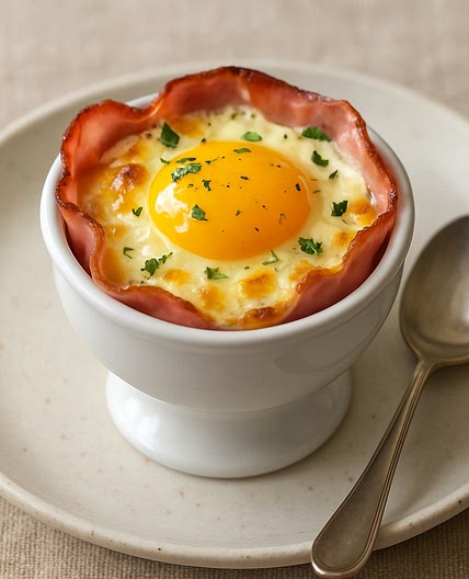 Egg cup jambon fromage