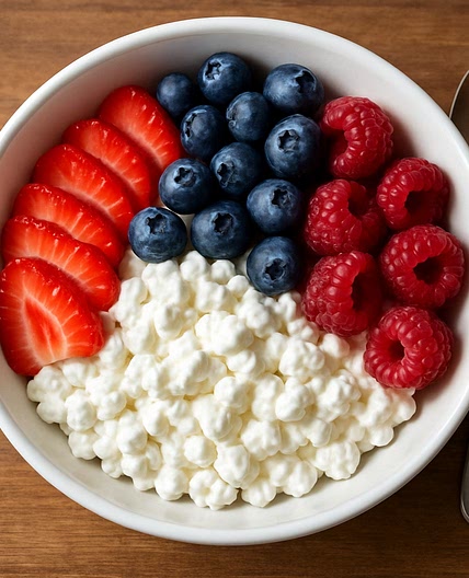 Cottage Cheese & Berry Protein Bowl